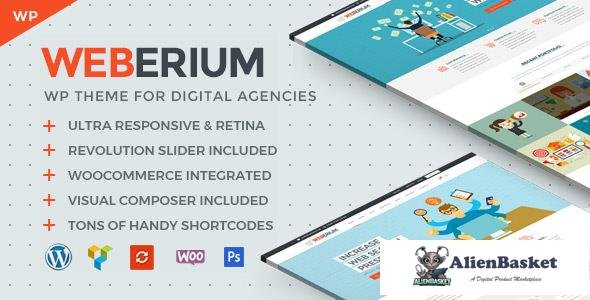 19069 Weberium v1.5 - Theme Tailored for Digital Agencies 