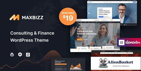 29192 Maxbizz v1.1 - Consulting & Financial Elementor WordPress Theme 