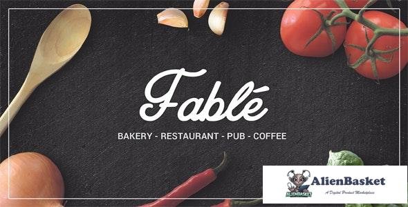 24725 Fable v1.2.8 - Restaurant Bakery Cafe Pub WordPress Theme 