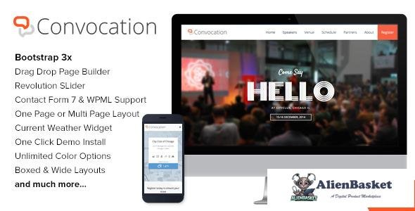 11404 Convocation v1.4 - Event and Conference WordPress Theme 