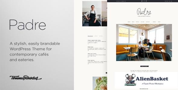 15442 Padre v1.0.9 - Cafe & Restaurant WordPress Theme 