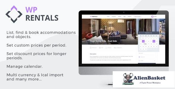 19736 WP Rentals v2.8.4 - Booking Accommodation WordPress Theme 