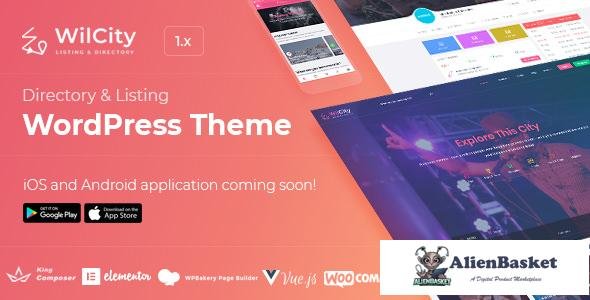 10657 Wilcity v1.0.4.1 - Directory Listing WordPress Theme 