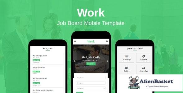 22300 Work v1.0 - Job Board Mobile Template 