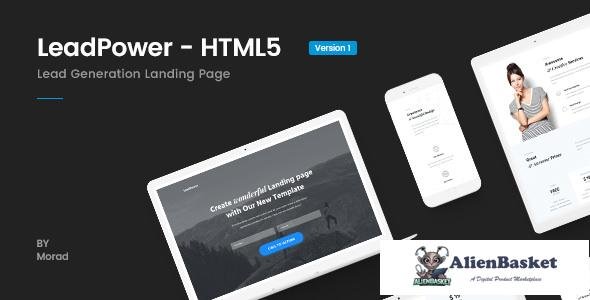 11843 LeadPower - Lead Generation HTML5 Landing Page Template 