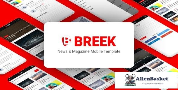 19999 Breek v1.0 - News & Magazine Mobile Template 