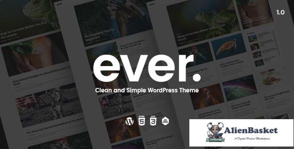 13060 Ever v1.2.3 - Clean and Simple WordPress Theme 