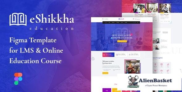 24865 eShikkha v1.0 - LMS and Online Education Figma Template 