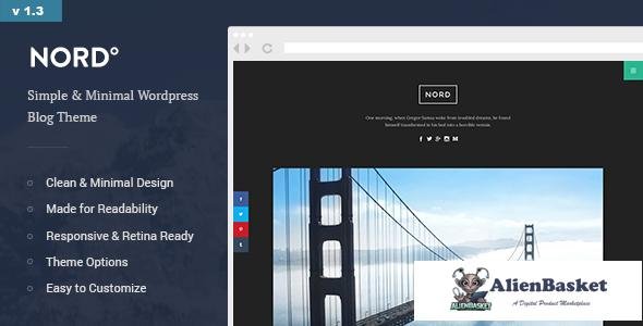 12847 Nord v1.3 - Simple, Minimal and Clean WordPress 