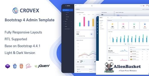 20816 Crovex v1.0 - Admin & Dashboard Template 