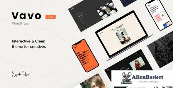 22068 Vavo v2.2 - An Interactive & Clean Theme for Creatives 