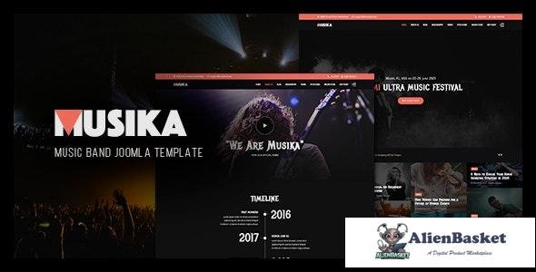 21762 Musika v2.0.0 - Music Festival & Band Joomla Template 