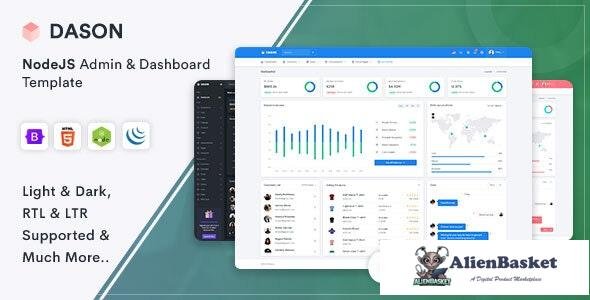 31734 Dason v1.0 - Nodejs Admin & Dashboard Template 
