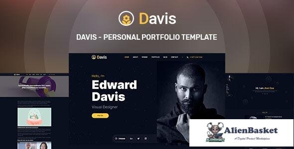 31609 Davis v1.0 - Personal portfolio template 