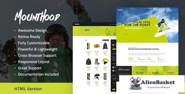 16911 Mounthood v1.1 - Ski and Snowboarding HTML Template 