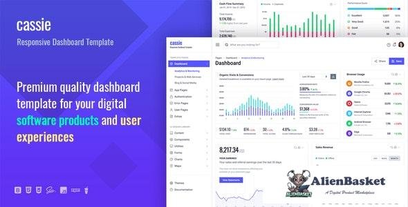 17630 Cassie 1.0 - Responsive Dashboard and Admin HTML5 Template 