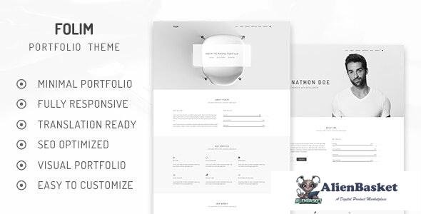 27660 Folim v2.0.0 - Clean Minimalist Portfolio WordPress Theme 