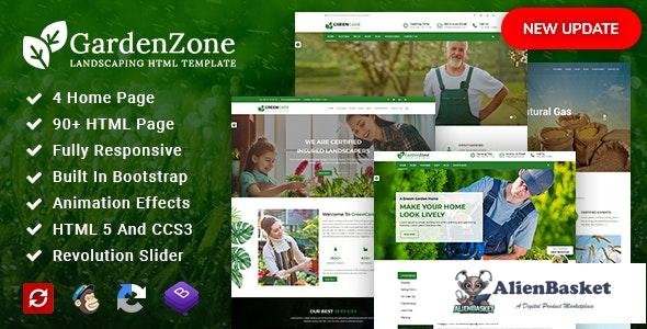 26679 GardenZone v2.3 - Agriculture, Gardening & Landscaping Responsive HTML Template 