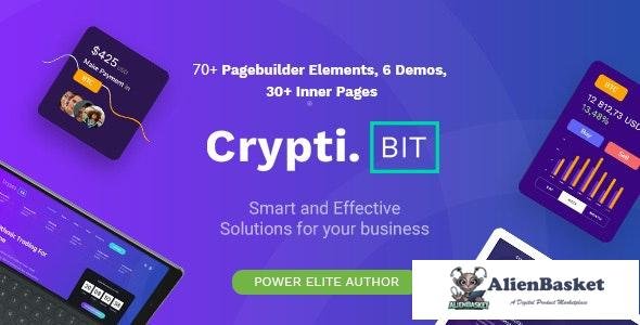 19802 CryptiBIT v1.0.1 - Technology, Cryptocurrency, ICO/IEO Landing Page WordPress theme 