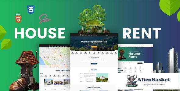 10629 HouseRent - Multi Concept House, Apartment Rent HTML Template 