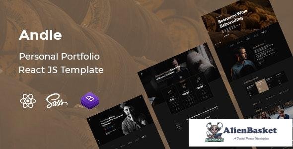 27109 Andle v1.0 - Personal Portfolio React JS Template 