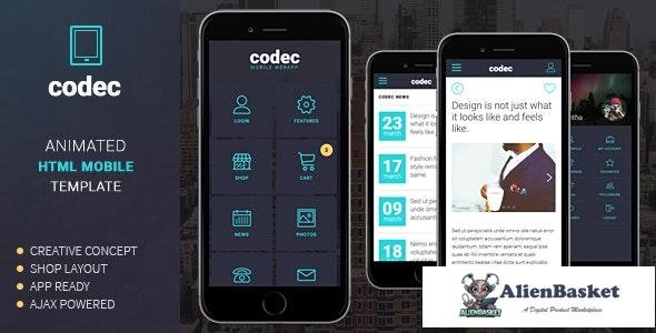 21582 Codec v1.0 - Mobile HTML Template 