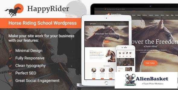17602 Happy Rider v1.6 - Horse School & Equestrian Center WordPress Theme 