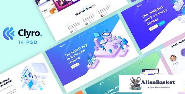 14405 Clyro v1.0 - Isometric Agency PSD Template 