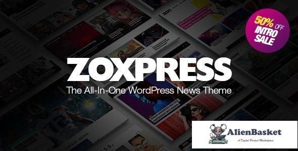 23354 ZoxPress v1.09.0 - All-In-One WordPress News Theme 