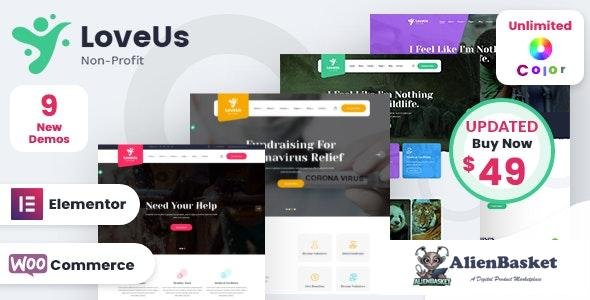 20670 Loveus v1.6 - NonProfit Charity WordPress Theme 