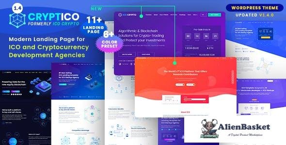 17310 Cryptico v1.4.3 - ICO Crypto Landing & Cryptocurrency Theme 