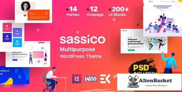 19848 Sassico v1.5 - Multipurpose Saas Startup Agency WordPress Theme 