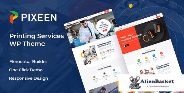 26785 Pixeen v1.0.4 - Printing Services Company WordPress Theme + RTL 