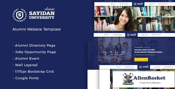 15194 Sayidan v1.6.5 - University Alumni WP theme 