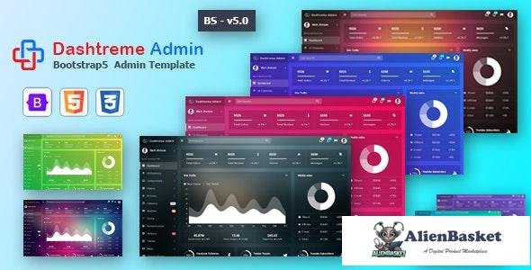 26543 Dashtreme v5.0 - Multipurpose Bootstrap4 Admin Template 