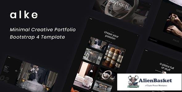 14539 Alke v1.0 - Minimal Creative Portfolio Template 