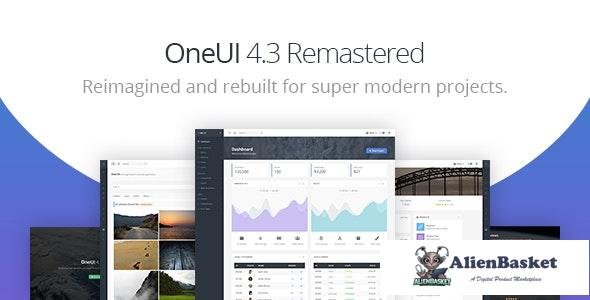 16882 OneUI v4.3.0 - Bootstrap 4 Admin Dashboard Template & Laravel Starter Kit 