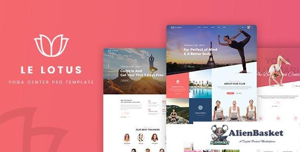 11272 Le Lotus - Yoga Center PSD Template 