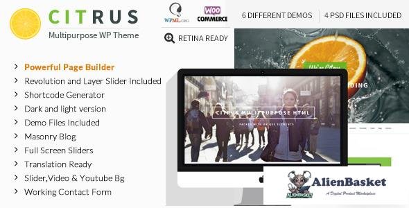 10482 Citrus v2.2 - Creative One Page Multi-Purpose Theme 