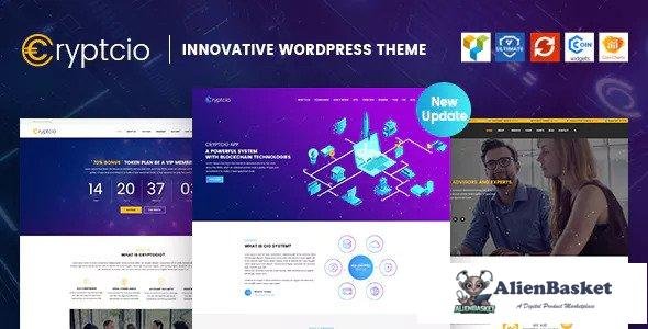 13341 Cryptcio v1.5 - Innovative WordPress Theme 