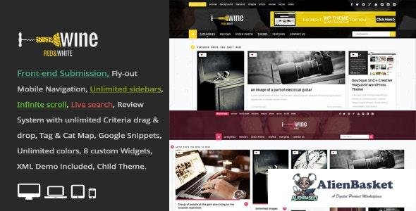 18361 Wine Masonry v2.8 - Review & Front-end Submission WordPress Theme 
