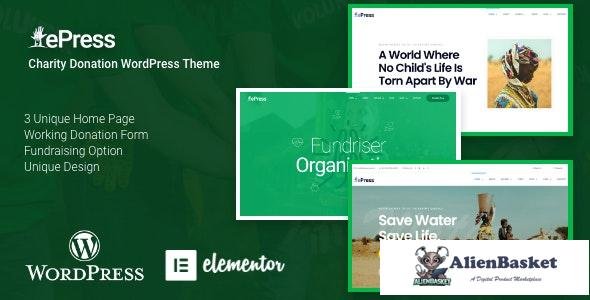 27938 ePress v2.0.0 - Nonprofit Charity WordPress Theme 