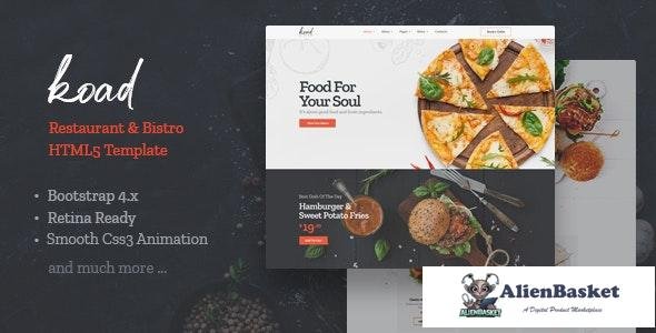 22654 Koad v1.0 - Restaurant & Bistro HTML Template 