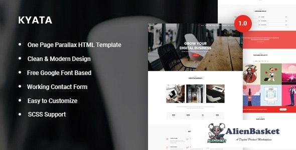 19519 Kyata v1.0 - One Page Parallax HTML5 Template 