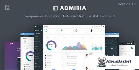 18060 Admiria v1.2.0 - Responsive Bootstrap 4 Admin Dashboard 