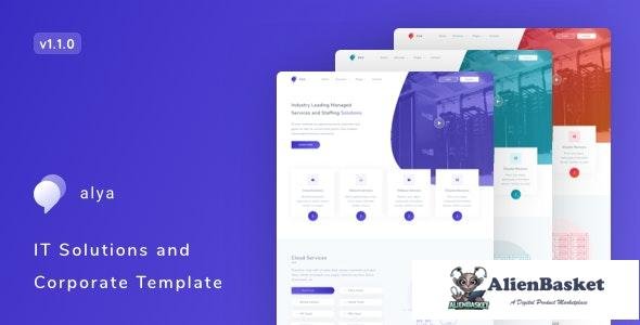 27863 Alya v1.1.0  - IT Solutions and Corporate Template 