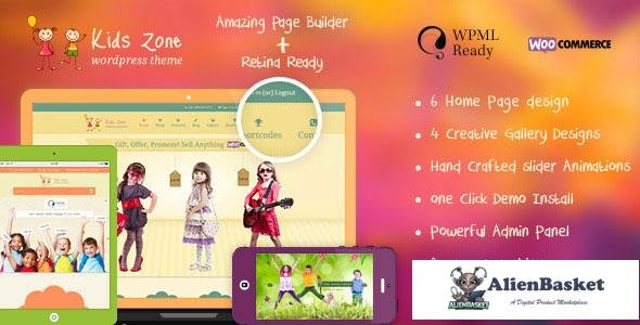 18946 Kids Zone v5.2 - Responsive Children Theme 