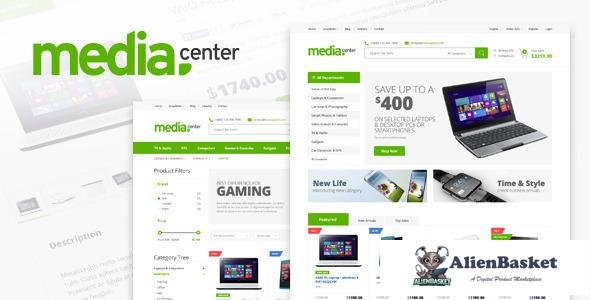 10582 Media Center v2.0.1 - Electronic eCommerce HTML Template 