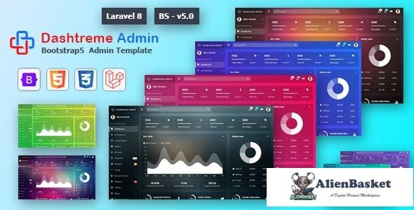 27136 Dashtreme v1.0 - Laravel 8+ Bootstrap5 Admin Template 