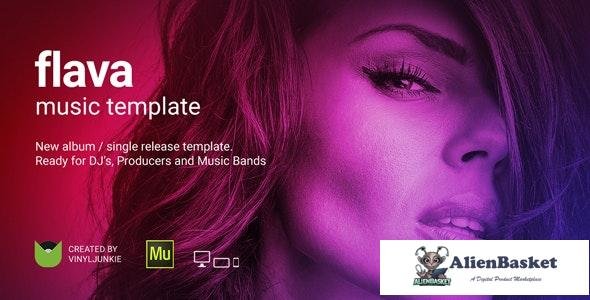 22222 Flava v1.0 - Album / Single Release Promo and DJ / Music Band Responsive Muse Template 